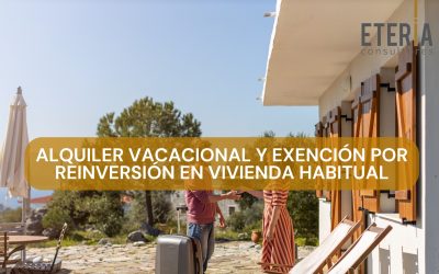 Alquiler vacacional y exención por reinversión en vivienda habitual